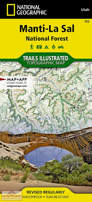 MANTI-LA SAL | National Geographic hiking map