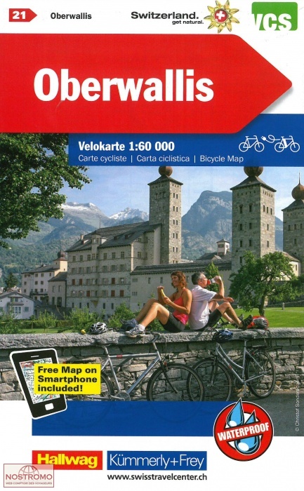 21 OBERWALLIS | Kummerly+Frey cycling map