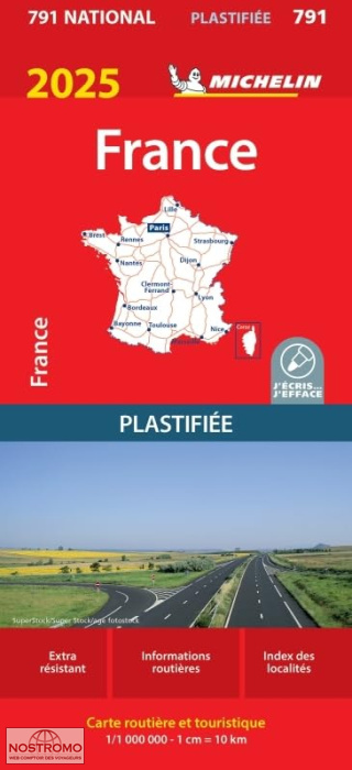 791 FRANCE | carte routière Michelin