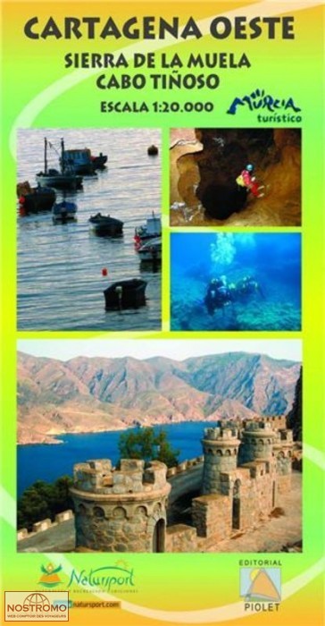 CARTAGENA OESTE | Piolet hiking map