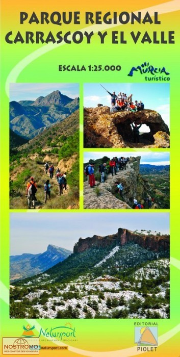 PARQUE REGIONAL CARRASCOY Y EL VALLE | Piolet hiking map