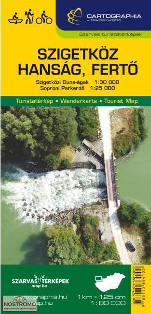 SZIGETKÖZ - HANSAG-FERTO | Cartographia & Szarvas hiking map