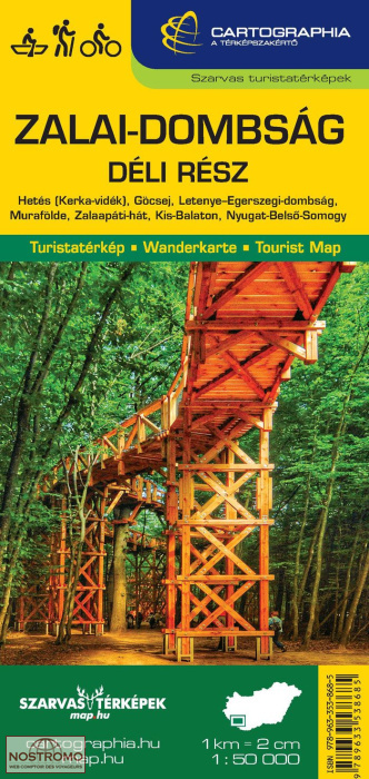 ZALAI-DOMBSAG - SOUTH | Cartographia & Szarvas hiking map
