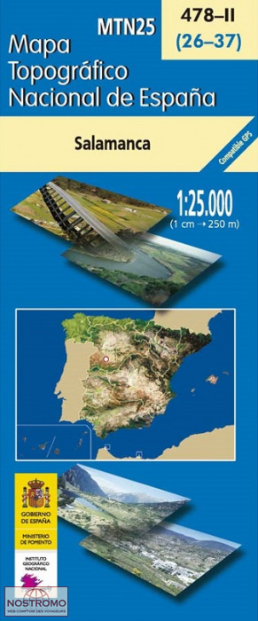 478-2 SALAMANCA | carte topographique CNIG