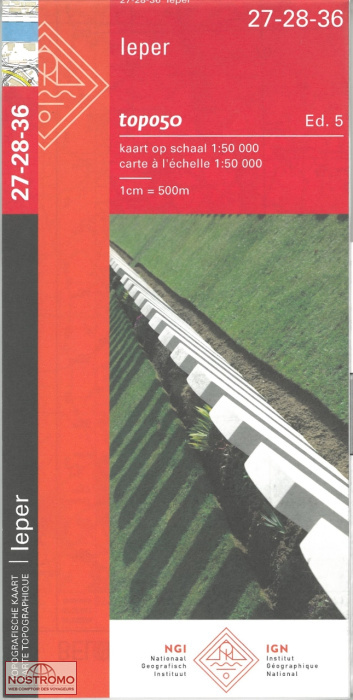 27-28-36 IEPER | carte topographique NGI/IGN