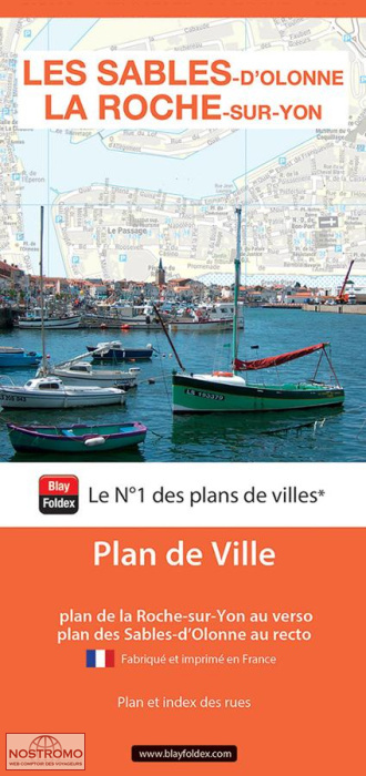 LES SABLES-D'OLONNE - LA-ROCHE-SUR-YON | Blay Foldex street map