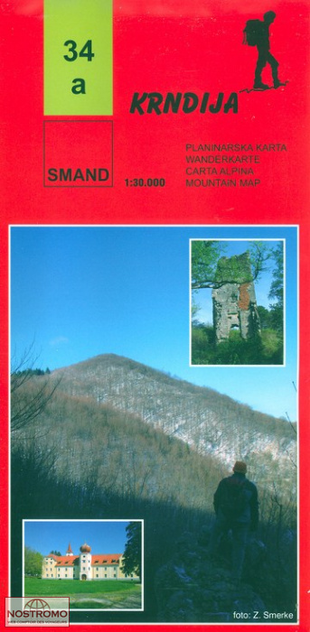 34A KRNDIJA | carte de randonnée Smand