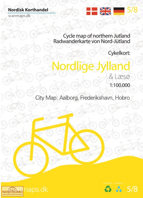 5 NORTH JUTLAND | Nordisk Korthandel cycling map