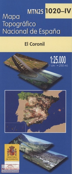 1020-4 EL CORONIL | carte topographique CNIG