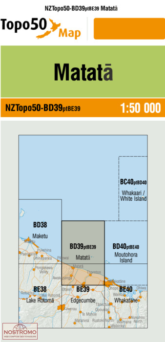 BD39PTBE39 MATATA | carte topographique LINZ