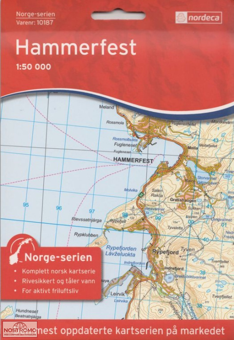 10187 HAMMERFEST | carte topographique Nordeca