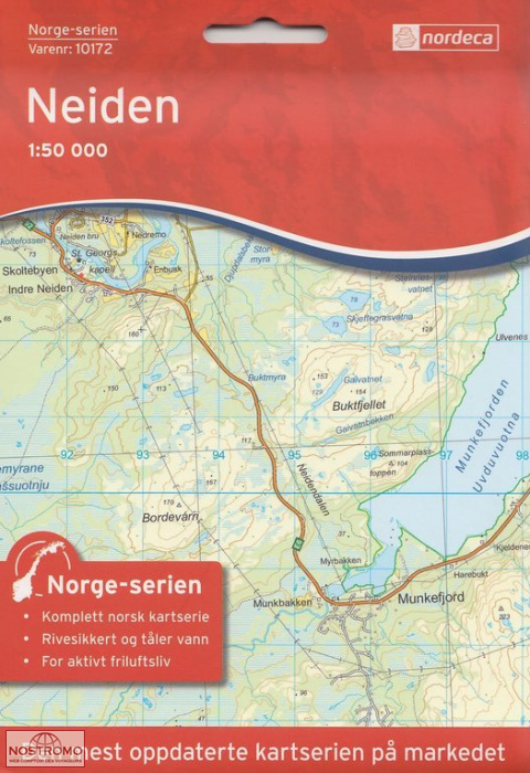 10172 NEIDEN | carte topographique Nordeca