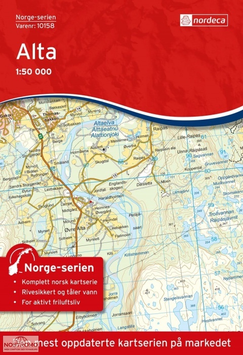 10158 ALTA | carte topographique Nordeca