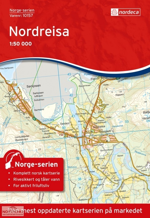 10157 NORDREISA | carte topographique Nordeca