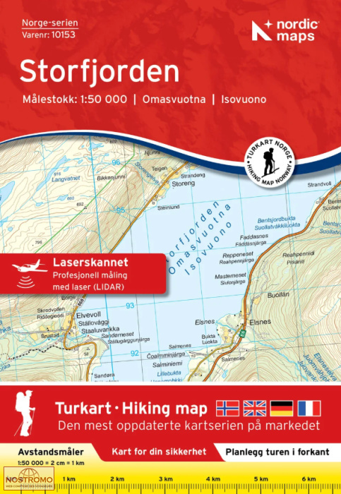 10153 STORFJORDEN | carte topographique Nordic Maps
