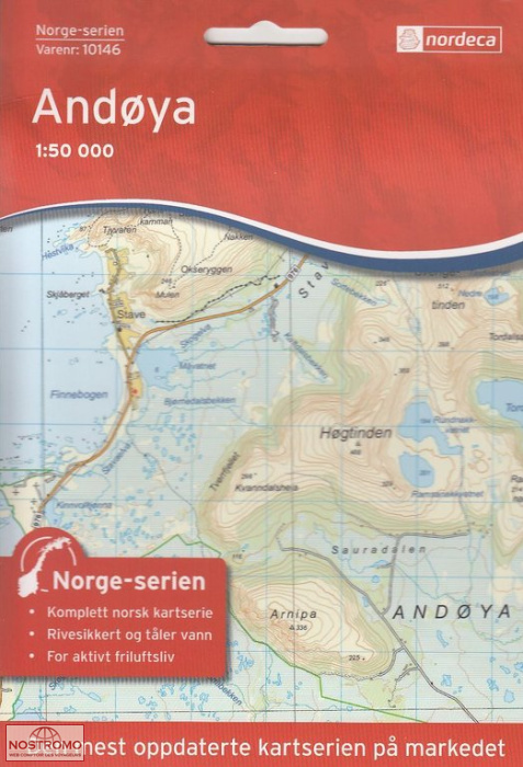 10146 ANDØYA | carte topographique Nordeca