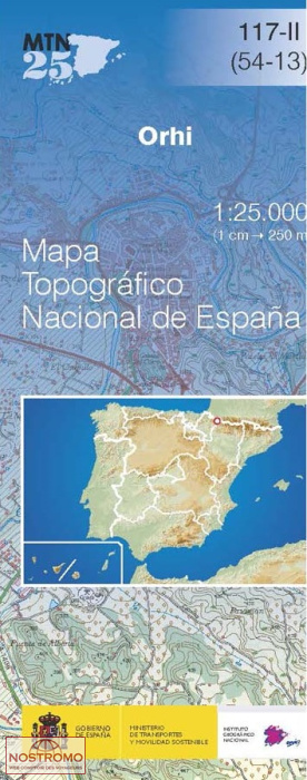 117-2 ORHI | CNIG topographical map