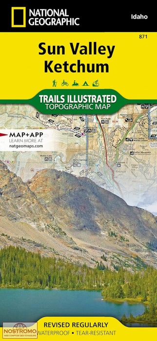 SUN VALLEY - KETCHUM | National Geographic hiking map