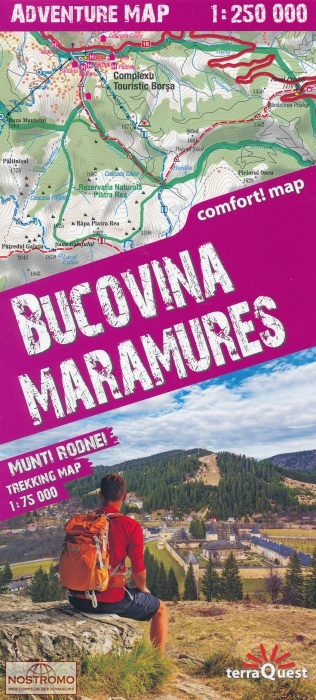 BUCOVINE - MARAMURES | carte touristique Terraquest