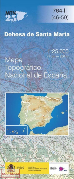 764-2 SANTA MARTA | carte topographique CNIG