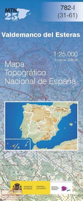 782-1 VALDEMANCO DEL ESTERAS | carte topographique CNIG