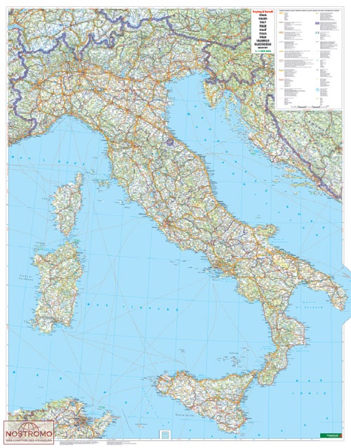 ITALY | Freytag & Berndt wall map
