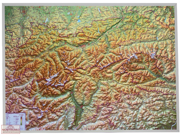 TYROL | Georelief relief map