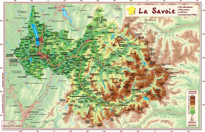 SAVOIE | Géorelief relief map
