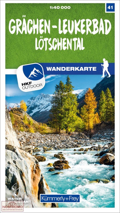 GRÄCHEN - LEUKERBAD - LÖTSCHENTAL - 41 | Kummerly+Frey hiking map