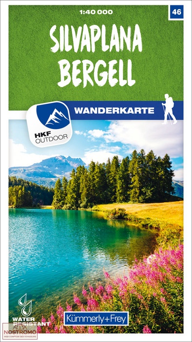 SILVAPLANA - BERGELL - 46 | Kummerly+Frey hiking map