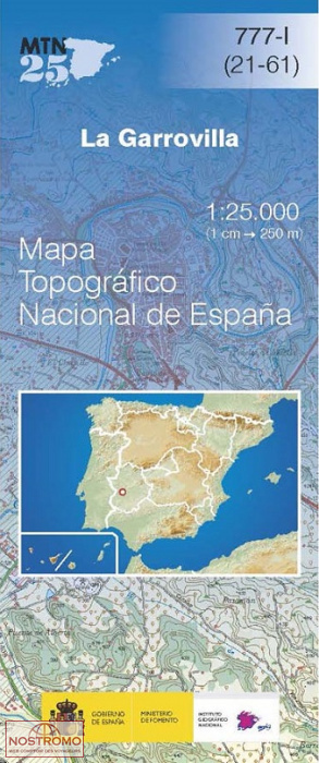 777-1 LA GARROVILLA | carte topographique CNIG