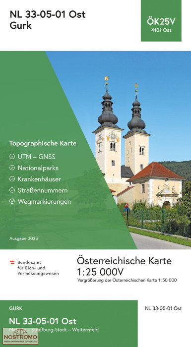 4101-OST GURK | carte topographique BEV