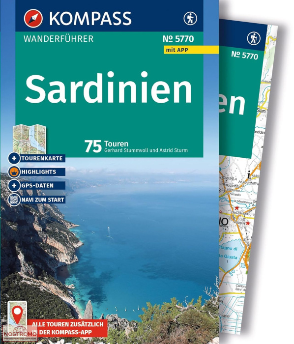 SARDAIGNE | guide de randonnée Kompass