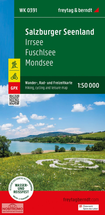 WK0391 SALZBURGER SEENLAND | Freytag & Berndt hiking map