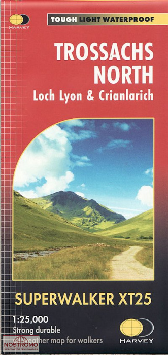 TROSSACHS NORTH - LOCH LYON & CRIANLARICH | Harvey hiking map