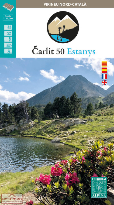 CARLIT 50 ESTANYS | Alpina hiking map