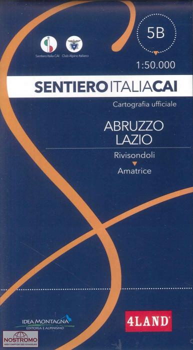 5B ABRUZZO - LAZIO | carte de randonnée 4Land