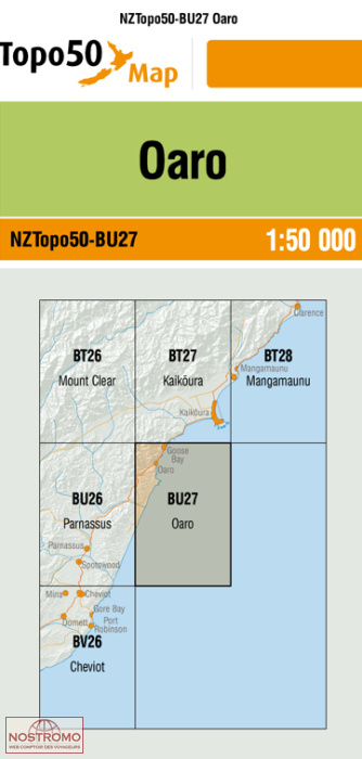 BU27 OARO | carte topographique LINZ