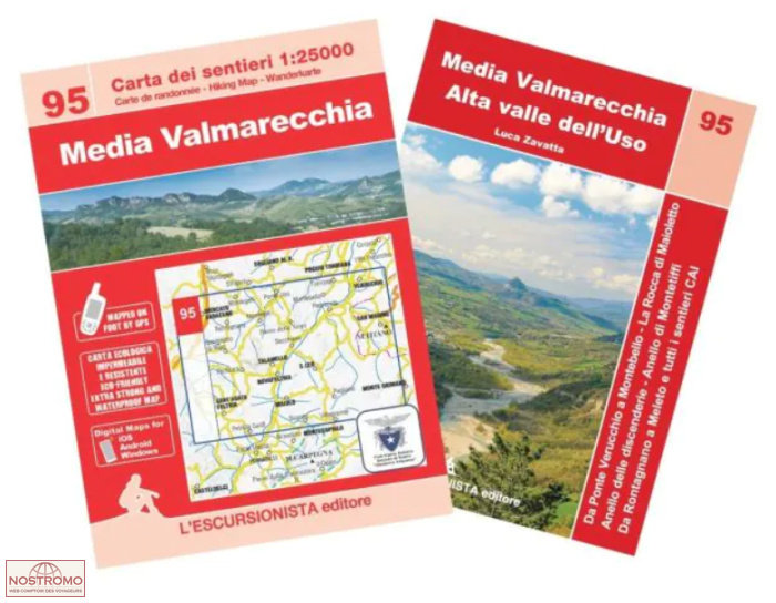 95 MEDIA VALMARECCHIA | l'Escursionista hiking map
