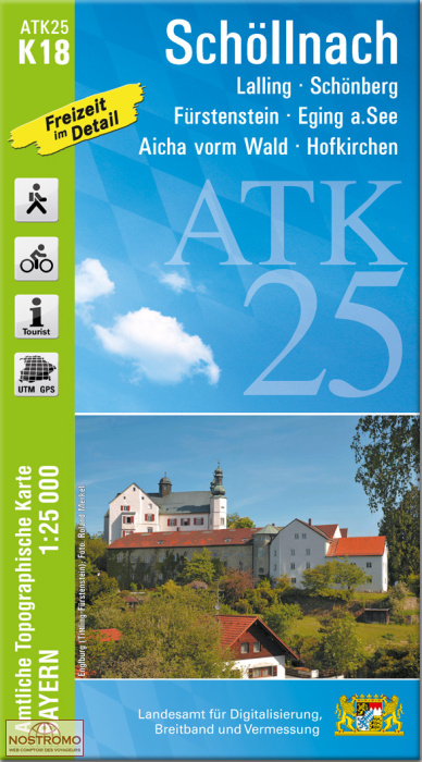 ATK25 - K18 SCHÖLLNACH | LDBV hiking map