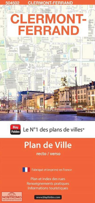 CLERMONT-FERRAND | Blay Foldex street map