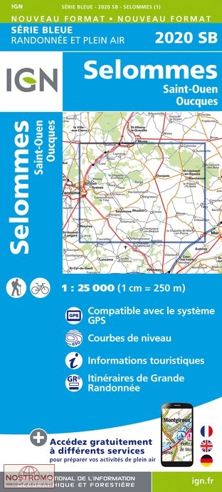 2020SB SELOMMES | carte de randonnée IGN