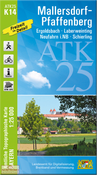 ATK25 - K14 MALLERSDORF-PFAFFENBERG | LDBV hiking map