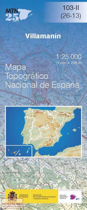 103-2 VILLAMANÍN | CNIG topographical map
