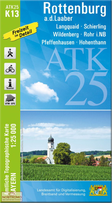 ATK25 - K13 ROTTENBURG AN DER LAABER | LDBV hiking map