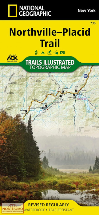 NORTHVILLE-PLACID TRAIL | National Geographic hiking map