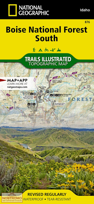 BOISE NATIONAL FOREST SOUTH | National Geographic hiking map