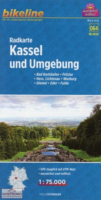 HES01 KASSEL UND UMGEBUNG | Esterbauer cycling map