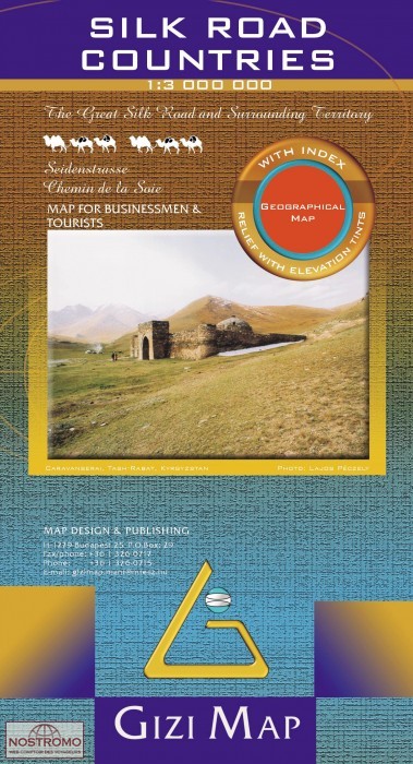 SILK ROAD COUNTRIES | Gizi Map travel map