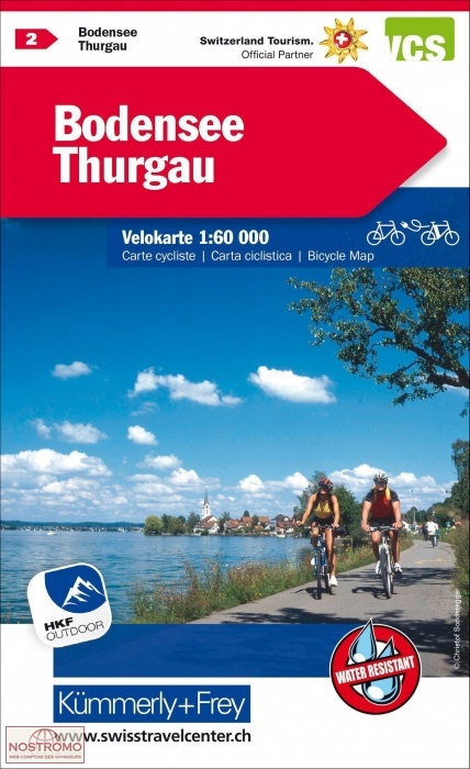 02 BODENSEE - THURGAU | Kummerly+Frey cycling map